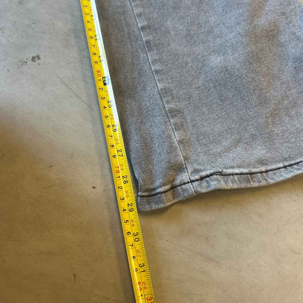 VIP Jeans Women Grey Washed Cargo Wide Leg Strap Pants 24x29 - Picture 4 of 5
